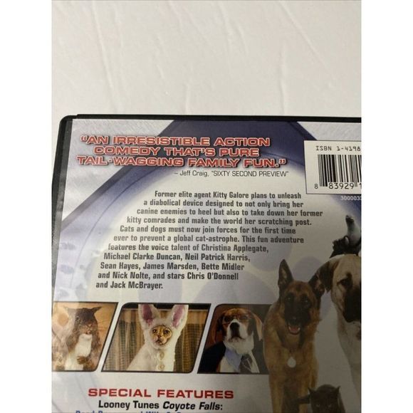 Cats & Dogs_Cats & Dogs: The Revenge of Kitty Galore - DVD - Lot of 2 - Picture 7 of 11